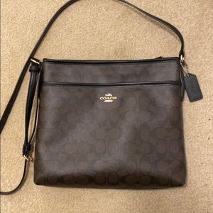 Coach Signature File Crossbody/Messenger Bag
